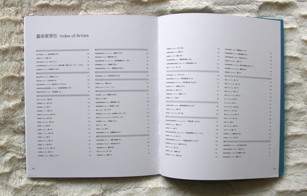 ROC 2016 Exhibition Catalogue Artist Index
