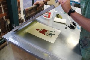 screen printing with Maria Doering