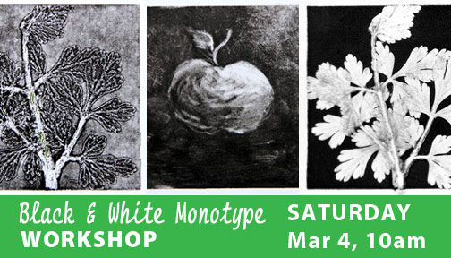 B&W Monotype Workshop with Maria Doering 
