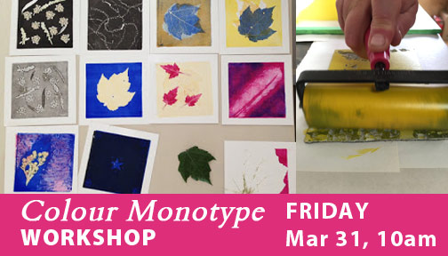 Colour Monotype Workshop with Maria Doering 