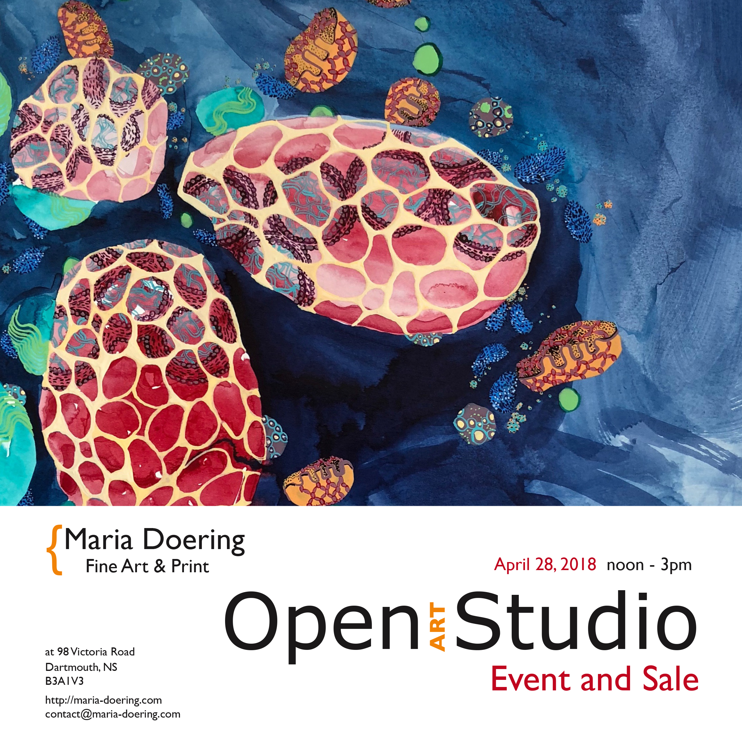 Maria Doering Open Studio Event April 2018